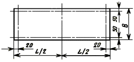 Расположение баз измерения длины и ширины панели 